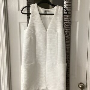 ASOS Textured White Mini Dress
